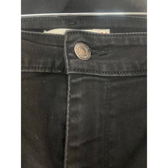 Levi 711Skinny Jeans Waterless Black Label Size 34 - Picture 3 of 10